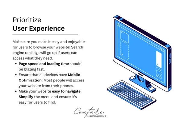 Prioritize User experience
